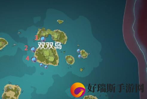 原神手游好打吗：原神海灵芝金苹果群岛采集位置一览