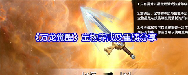万龙觉醒宝物养成及重铸分享