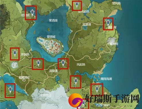 原神手游值得玩吗：原神蒙德璃月地灵龛位置汇总图