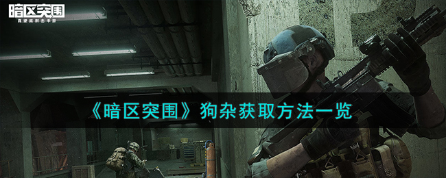 暗区突围狗杂获取方法一览